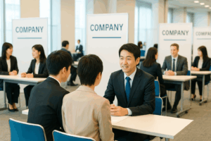 合同企業説明会の様子