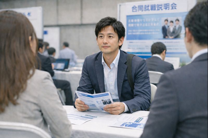 合同企業説明会の様子