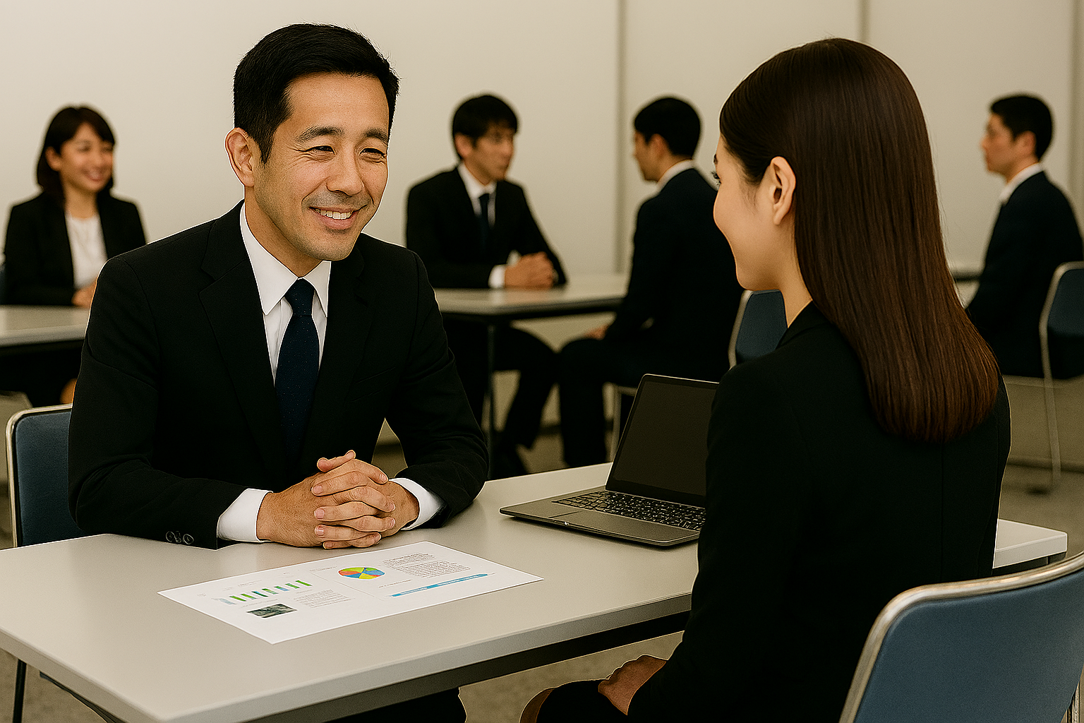 合同企業説明会の様子