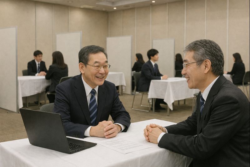 合同企業説明会の様子