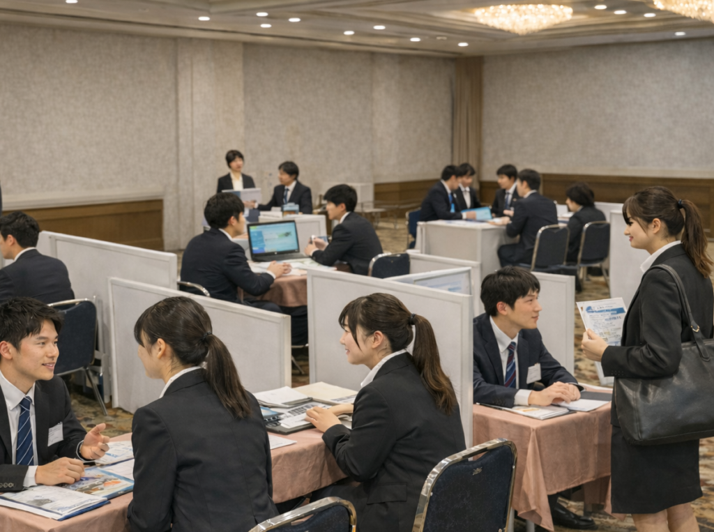 合同企業説明会の様子
