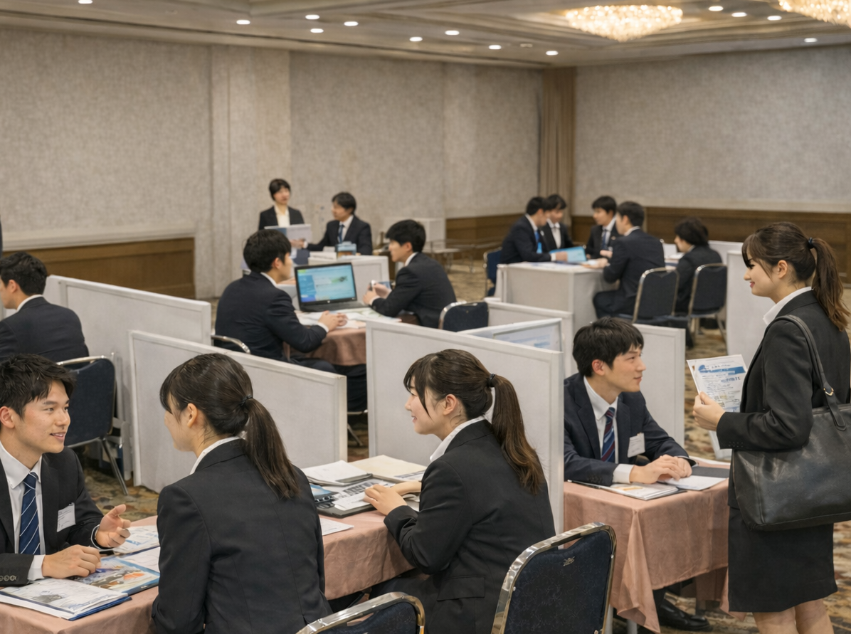 合同企業説明会の様子