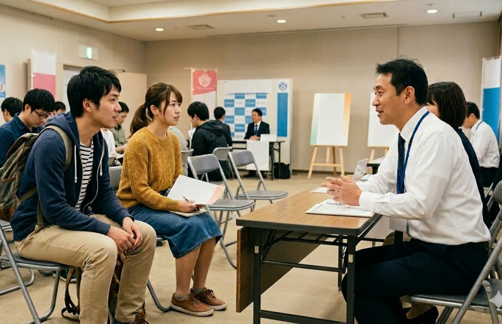 合同企業説明会の様子