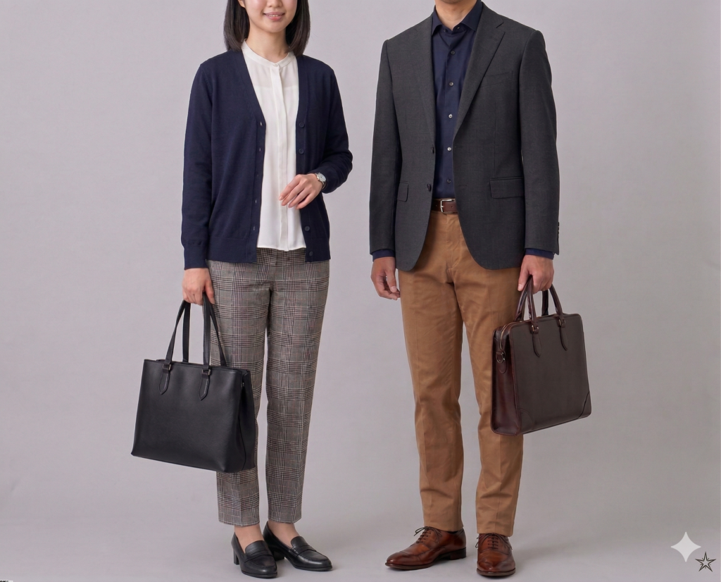 オフィスカジュアルのイメージ例