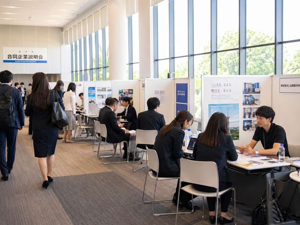 合同企業説明会の様子