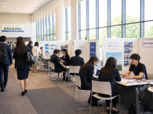 合同企業説明会の様子