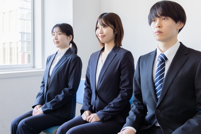 面接中の求職者