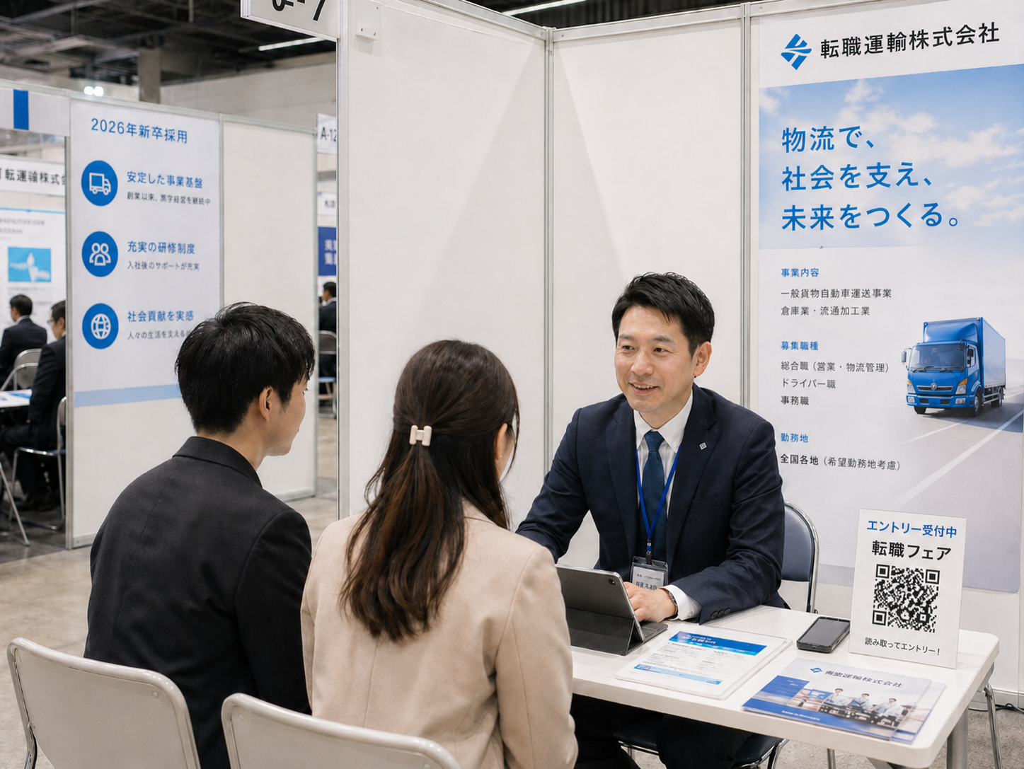 合同企業説明会の様子
