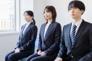 面接中の求職者