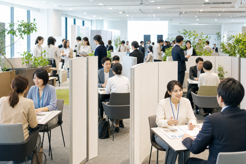合同企業説明会の様子