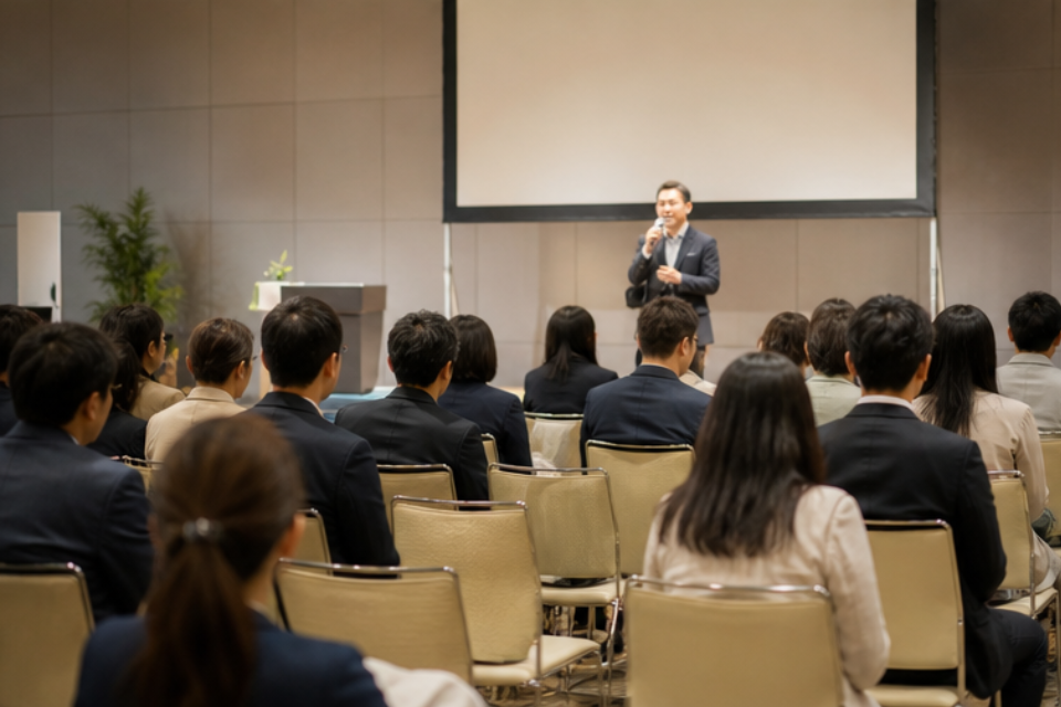 合同企業説明会の様子