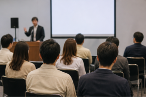 合同企業説明会の様子
