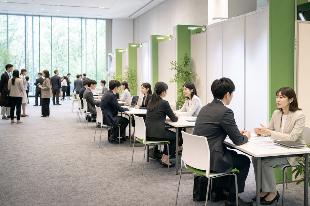 合同企業説明会の様子