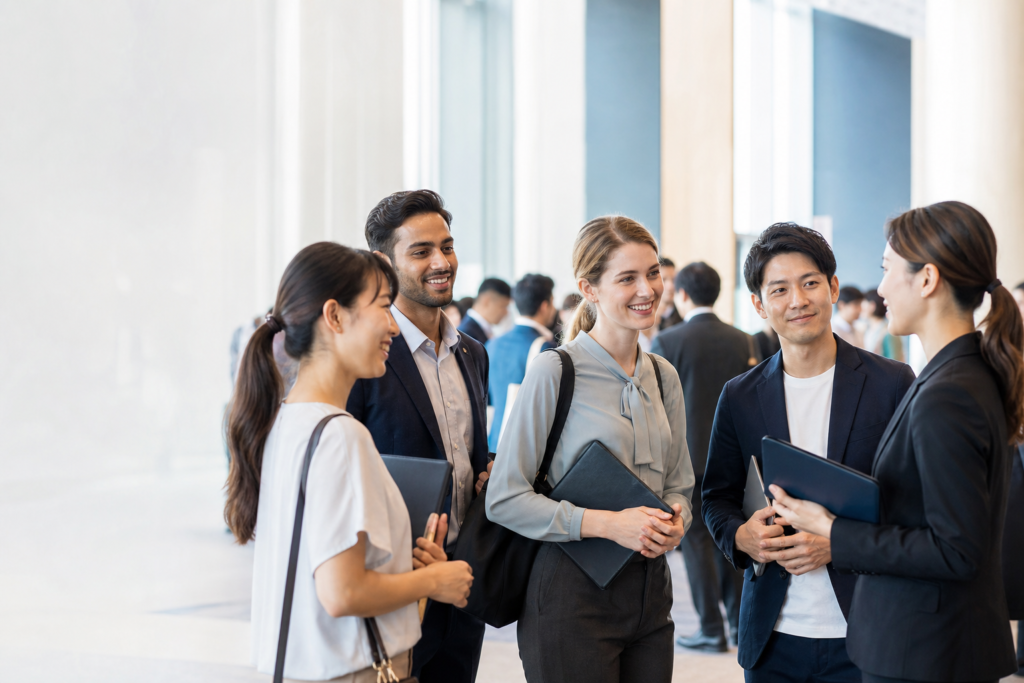 外国人向けの企業説明会の様子
