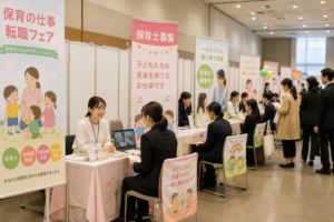 保育分野の転職イベントの様子