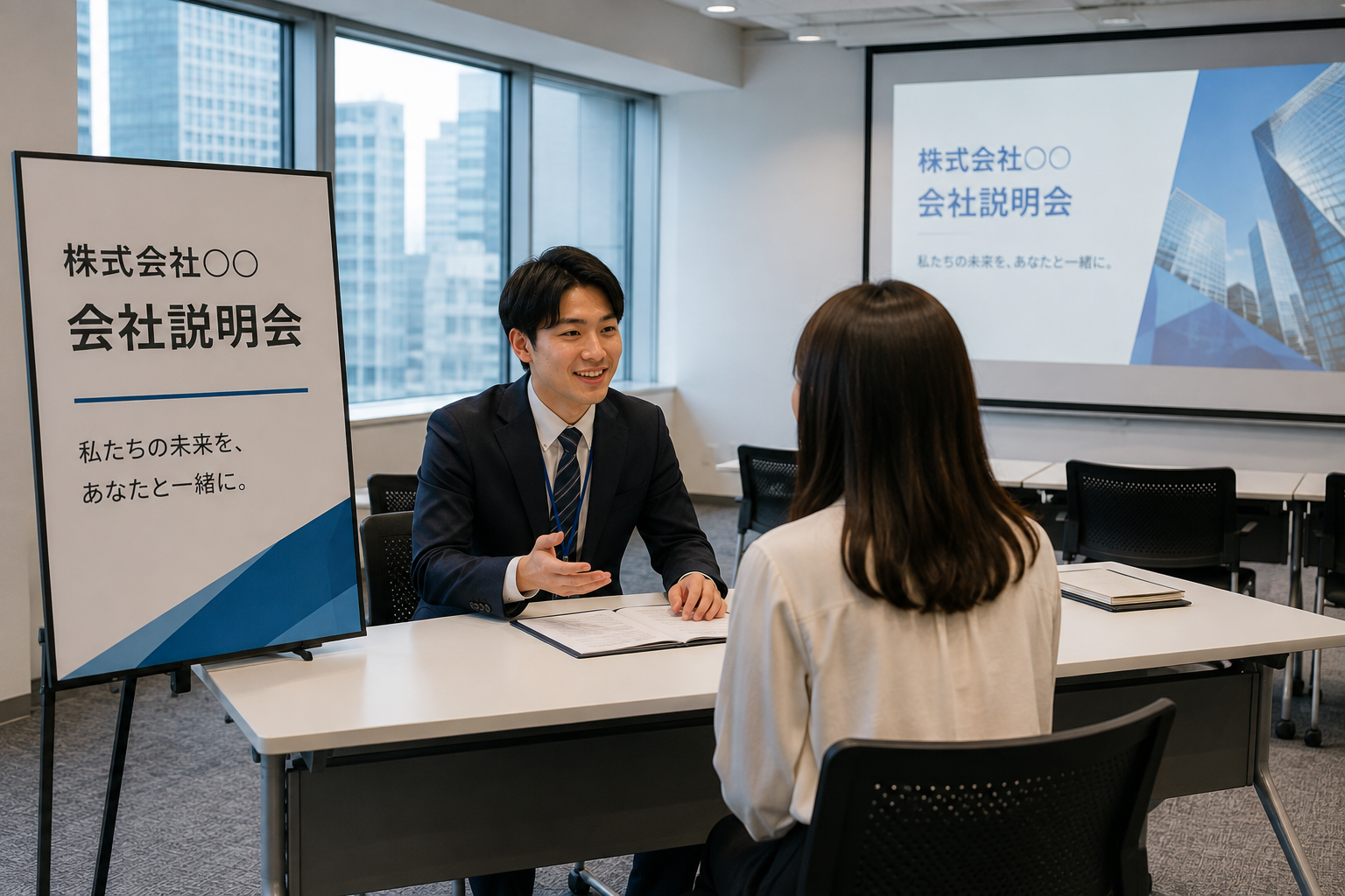 企業説明会の様子