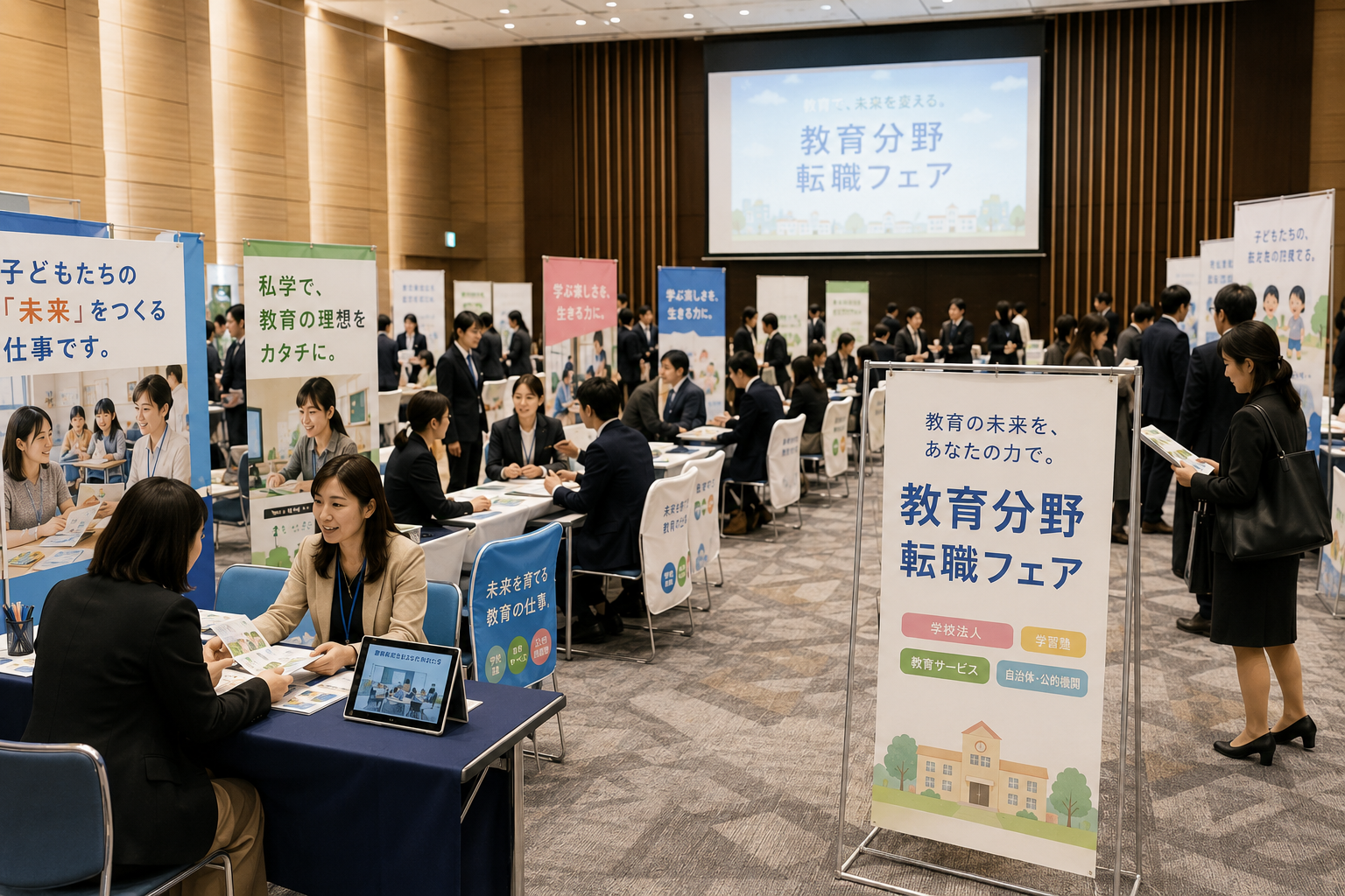 教育分野の転職イベントの様子