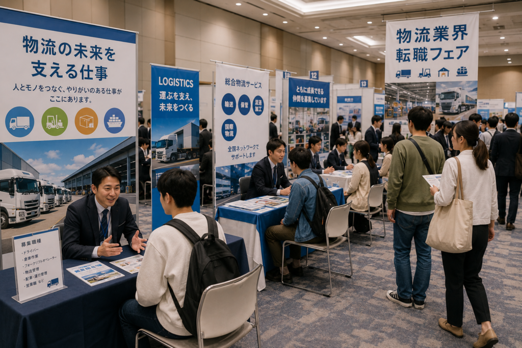 物流業界の転職イベントの様子