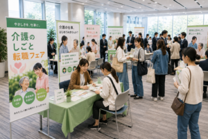 介護職の転職イベントの様子