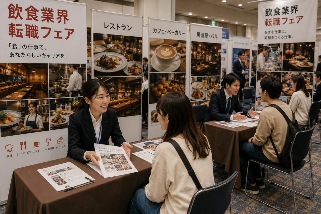 飲食業界の転職イベントの様子