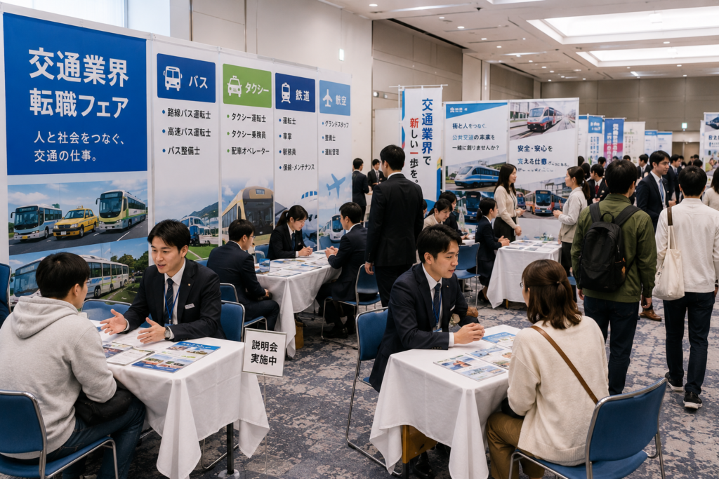 交通業界の転職イベントの様子