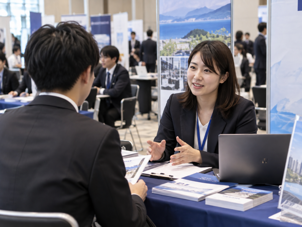 合同企業説明会の様子